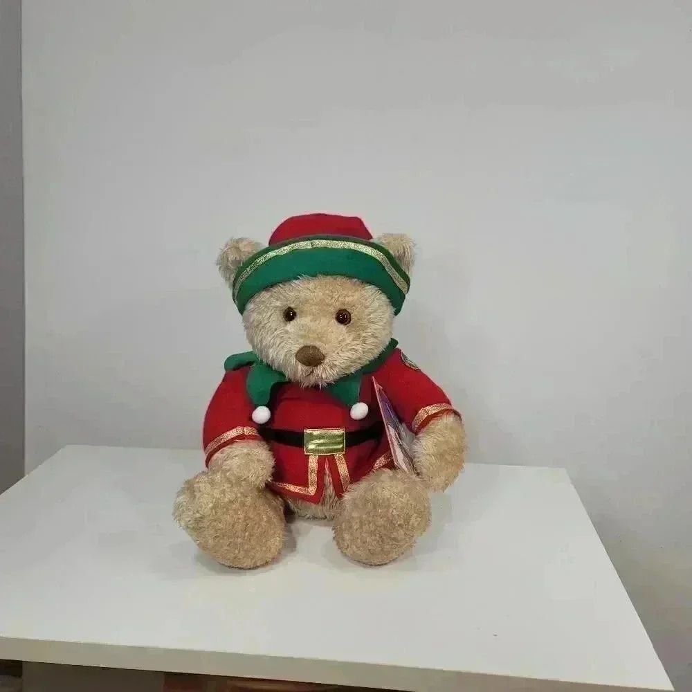 Wellington the Christmas Bear 1998 vintage plush stuffed animal NWT 12in… - Picture 3 of 7